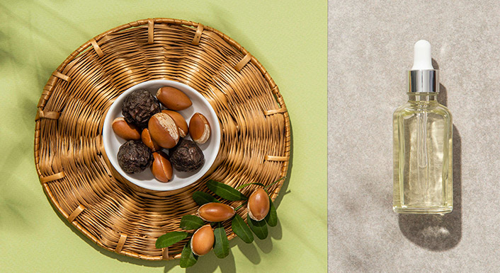 Pure Argan Oil Serum private label — 100% cosmetic grade Argan Oil in branded dropper bottle